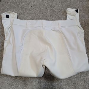 Irideon white dressage show breeches full seat NWOT